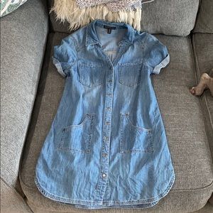 Express jean dress